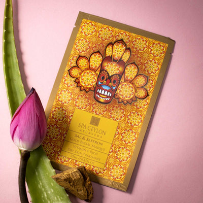 Sal& Saffron - Gold Facial Masque - Vitamin E Rich Dry Skin Treatment