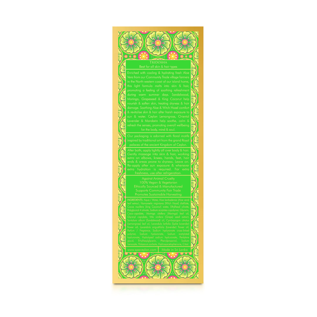 Aloe Lemongrass Mandarin - Summer Wellness Head To Toe Ultra-Hydrating Gel 100ml