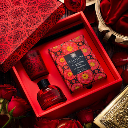 Cardamom Rose - Small Home Floral Aroma Collections - Spa Ceylon Sri Lanka