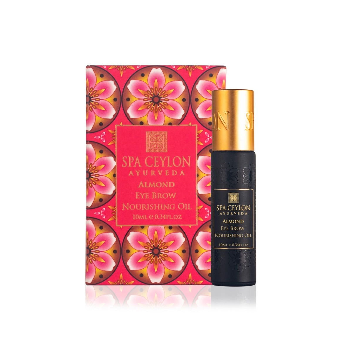 Eye Brow Nourishing Oil Roll-On - Almond - 10ml - Spa Ceylon Sri Lanka