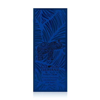 Forest Tribe - Ceylon Elephant - Active Natural Deodorant For Men - 60ml - Spa Ceylon UK