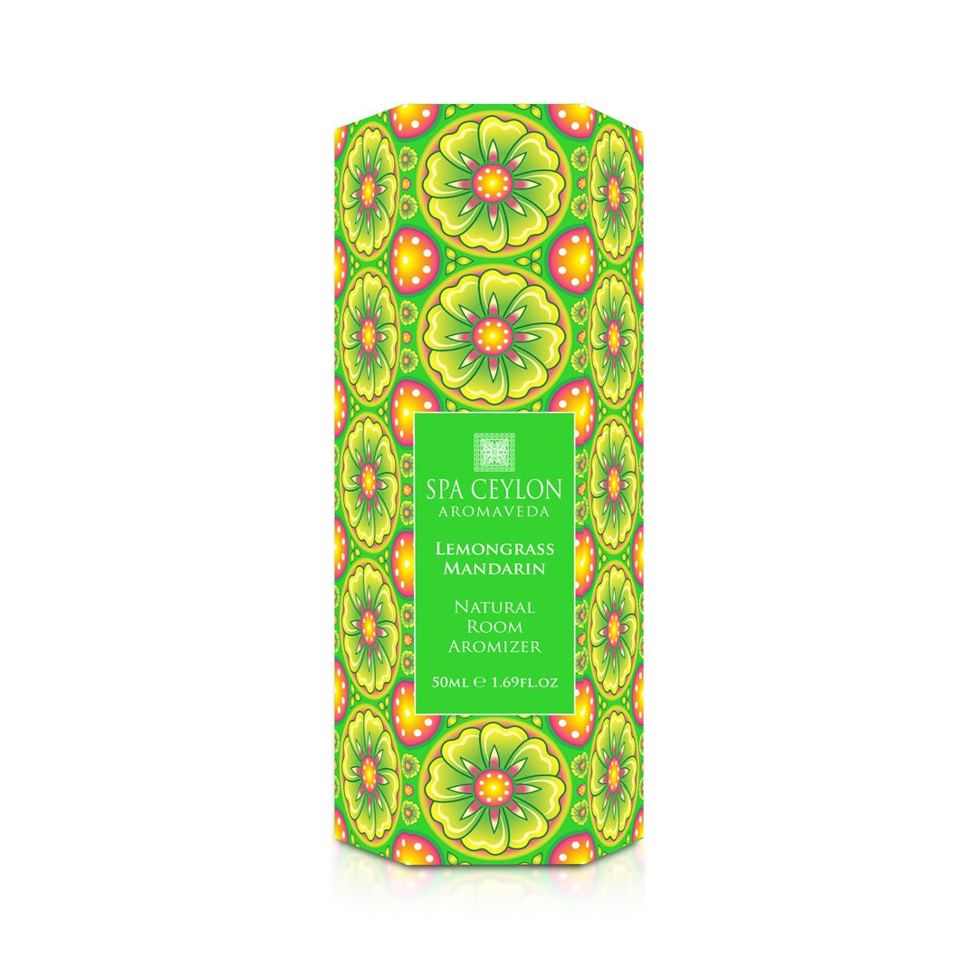 Lemongrass Mandarin  - Natural Twigs Room Aromizer 50ml - Spa Ceylon UK