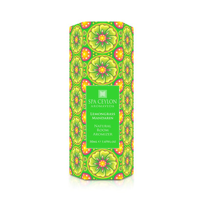 Lemongrass Mandarin  - Natural Twigs Room Aromizer 50ml - Spa Ceylon UK