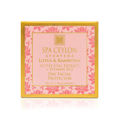Lotus & Rambutan - Active Cell Extract Vitamin B12 Day Facial Protector - 50g