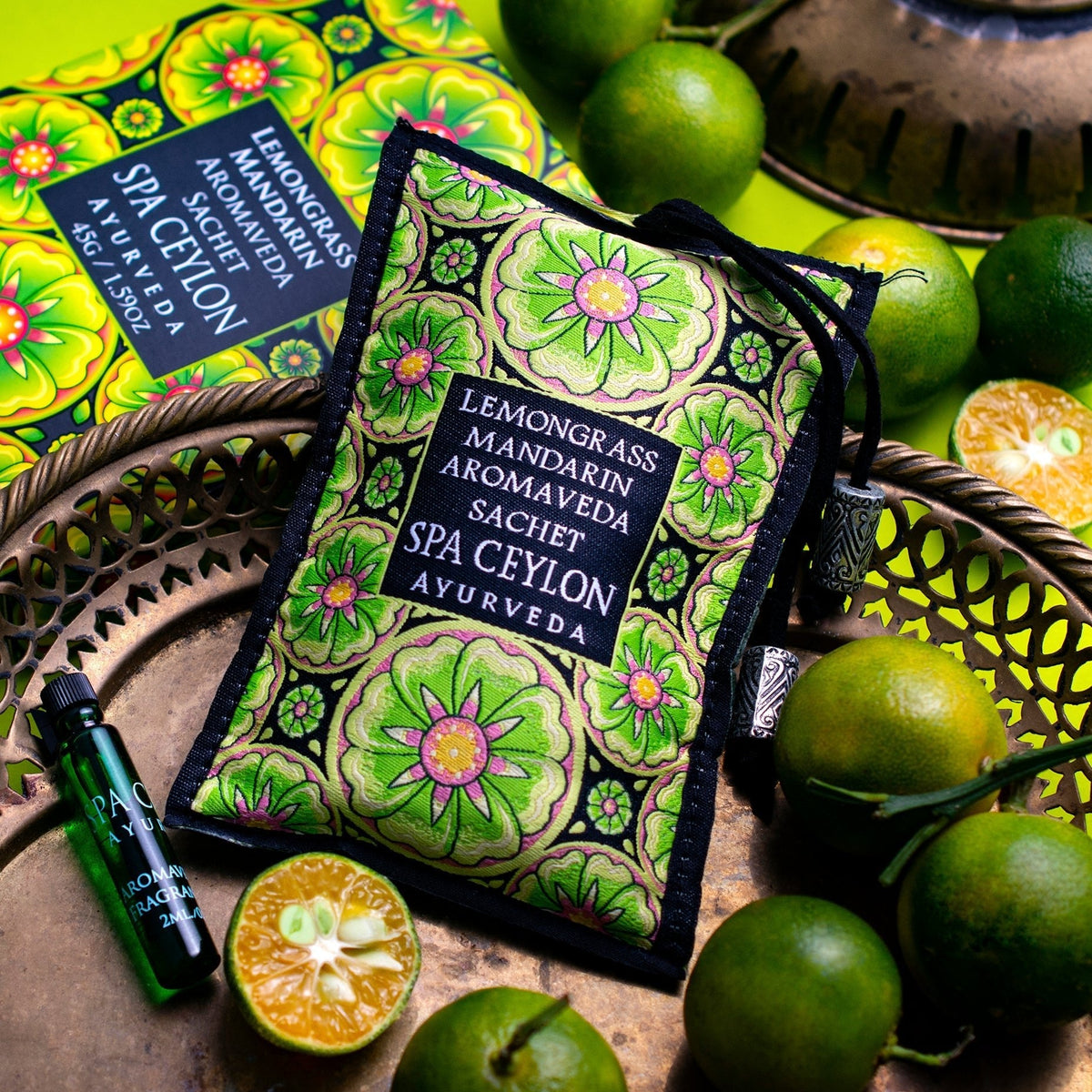 Lemongrass Mandarin - Aromaveda Sachet - Spa Ceylon UK