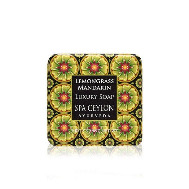 Lemongrass Mandarin Luxury Soap 100g - Spa Ceylon UK