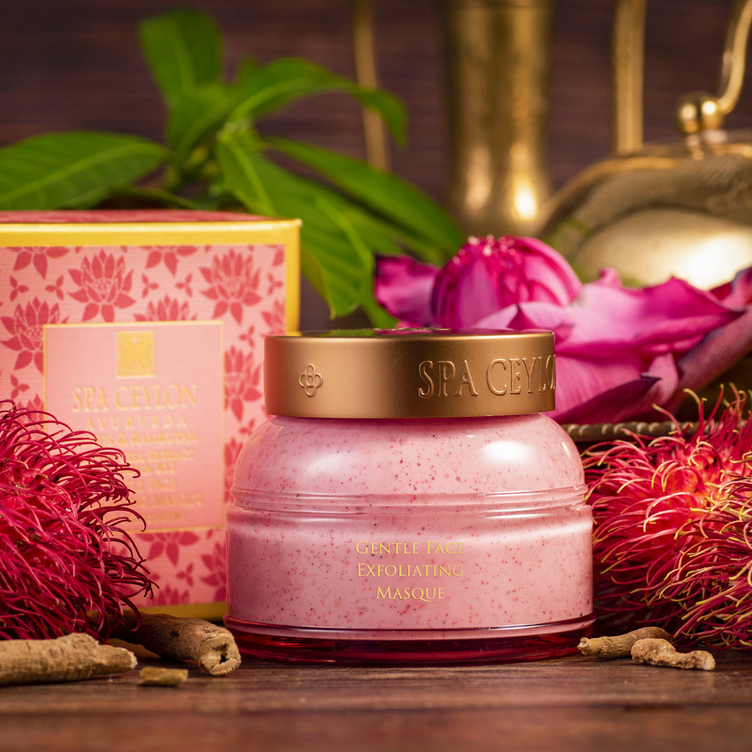 Lotus & Rambutan - Active Cell Extract + Vitamin B Plus Gentle Face Exfoliating Masque - 100g