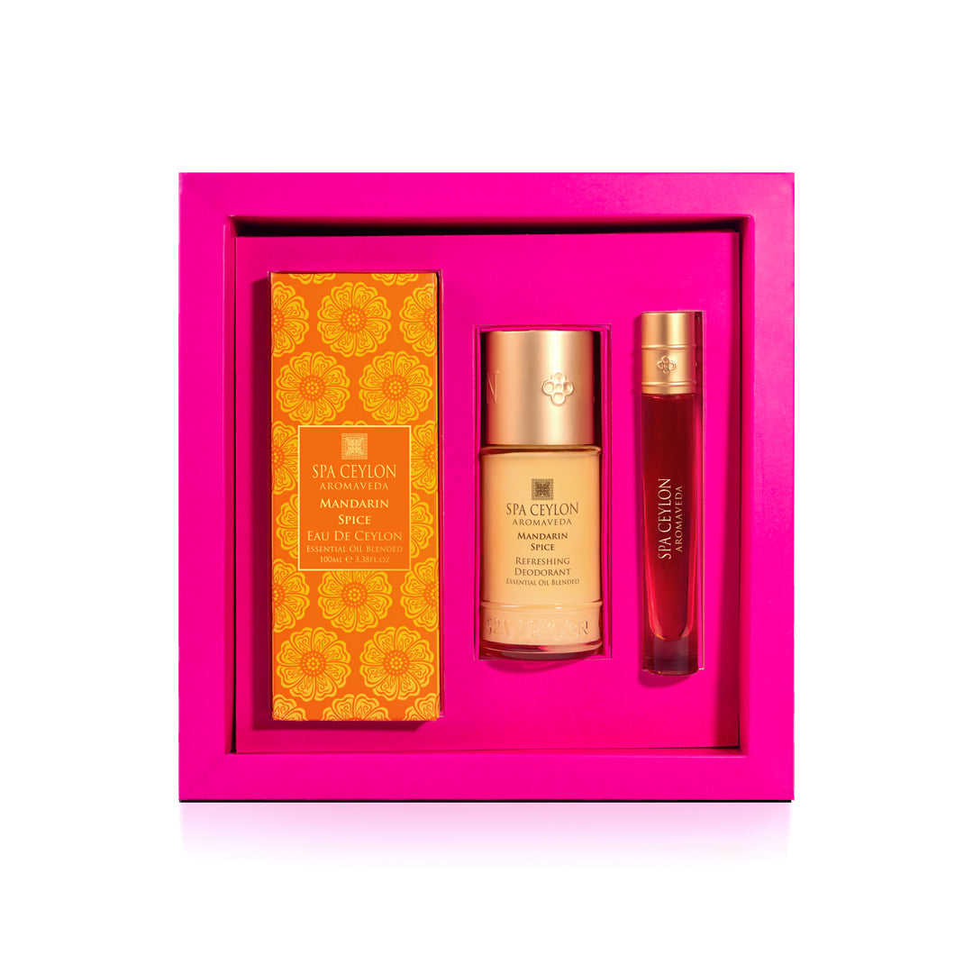 Mandarin Spice - Eau De Ceylon Refreshing Collection Set Box