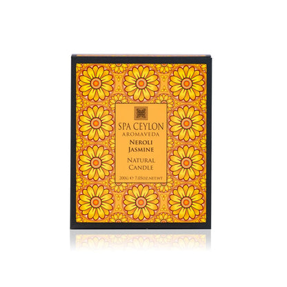 Neroli Jasmine - Natural Candle - 200g - Spa Ceylon UK