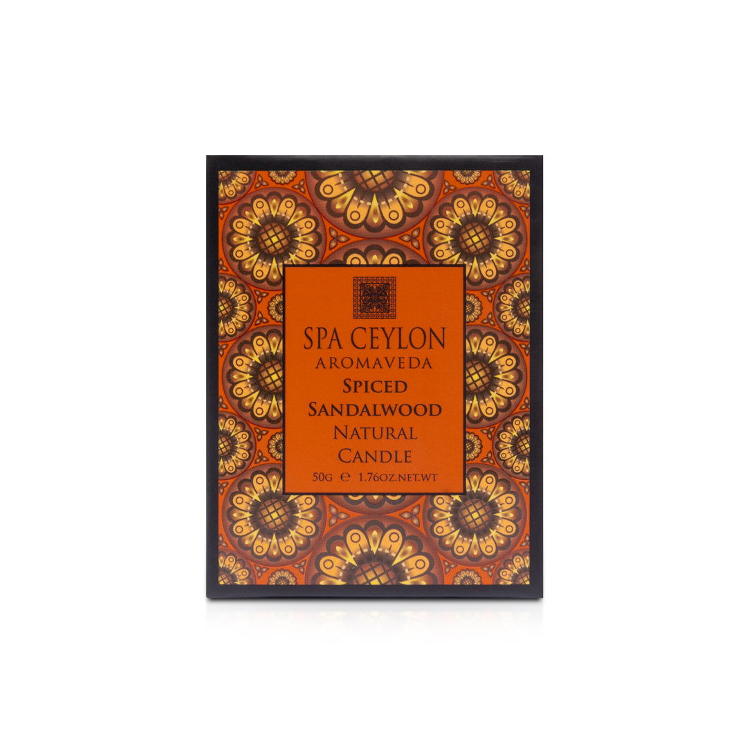 Spiced Sandalwood - Natural Candle 50g - Spa Ceylon Sri Lanka