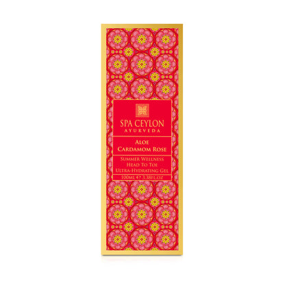 Aloe Cardamom Rose - Summer Wellness Head To Toe Ultra-Hydrating Gel 100ml