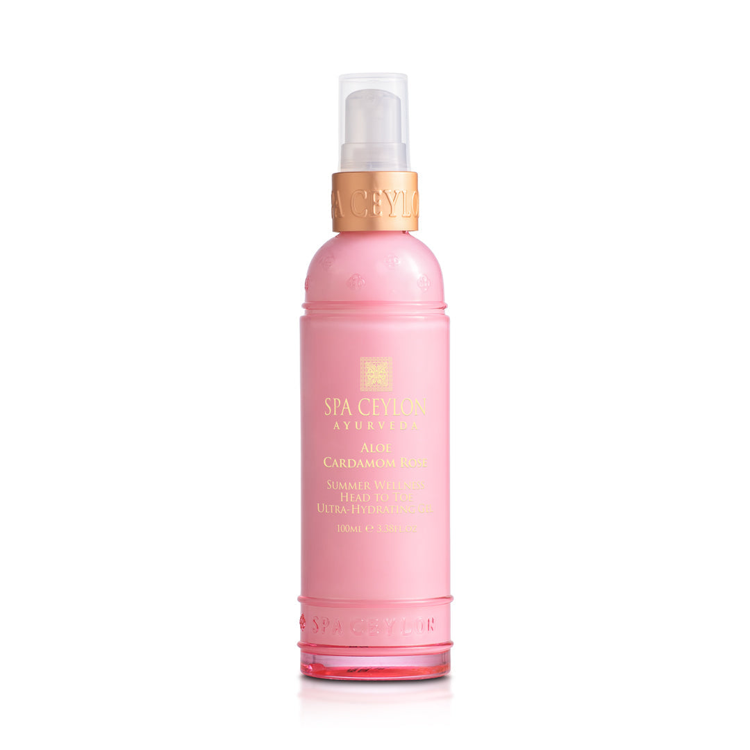 Aloe Cardamom Rose - Summer Wellness Head To Toe Ultra-Hydrating Gel 100ml
