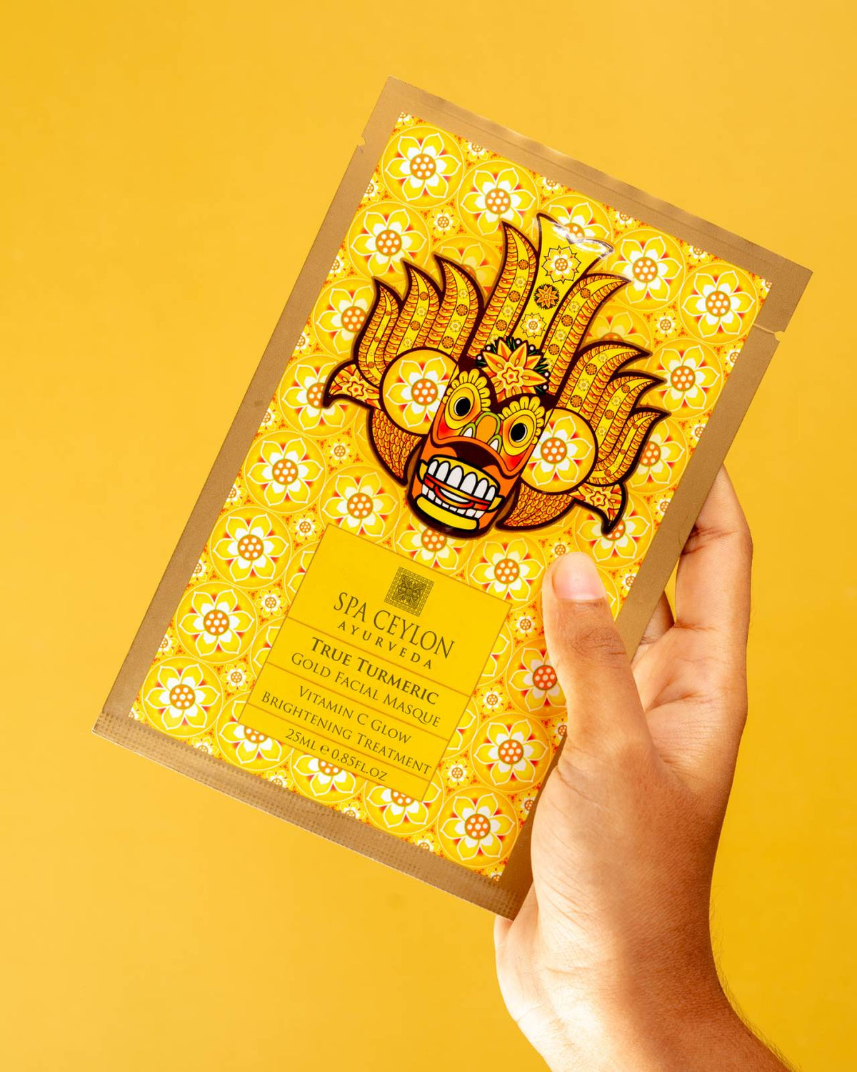 True Turmeric - Gold Facial Masque - Vitamin C Glow Brightening Treatment - Spa Ceylon UK