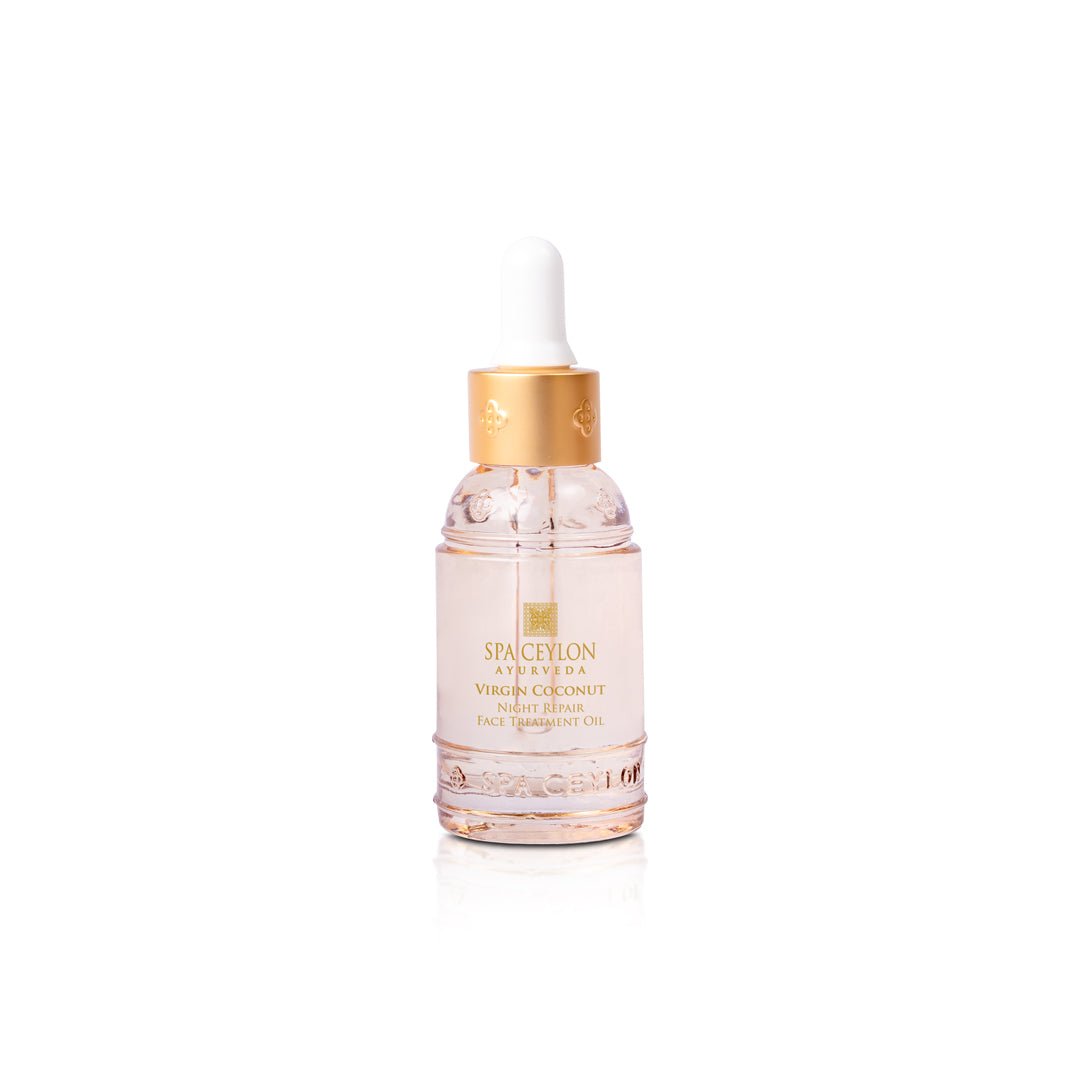 Virgin Coconut - Night Repair Face Treatment Oil 30ml - Spa Ceylon UK