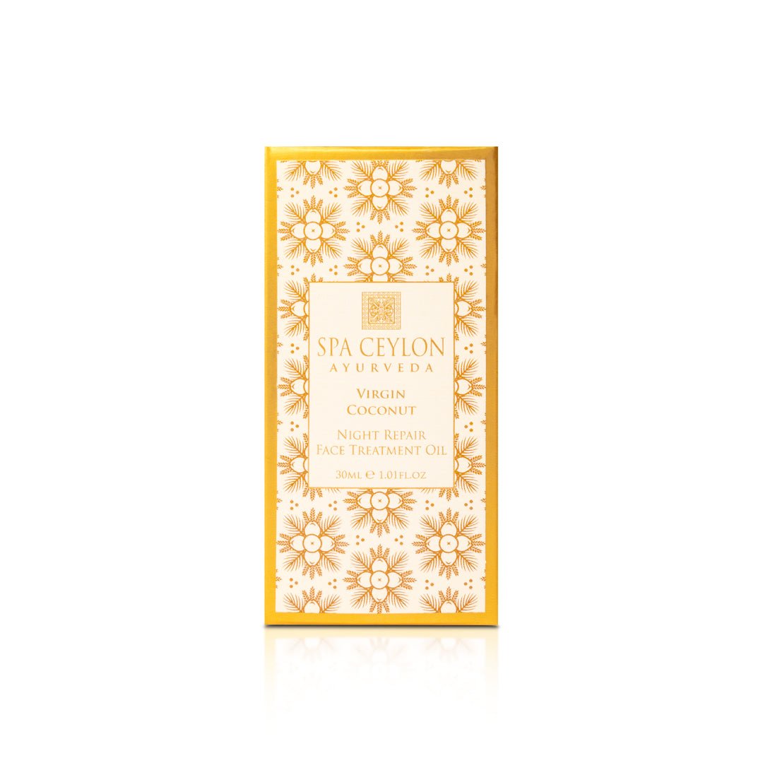 Virgin Coconut - Night Repair Face Treatment Oil 30ml - Spa Ceylon UK