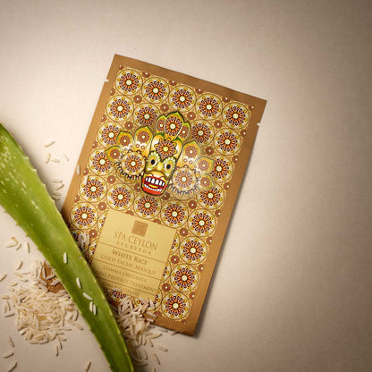 White Rice - Gold Facial Masque - Gamma Oryzanol Youth Protect Treatment - Spa Ceylon UK